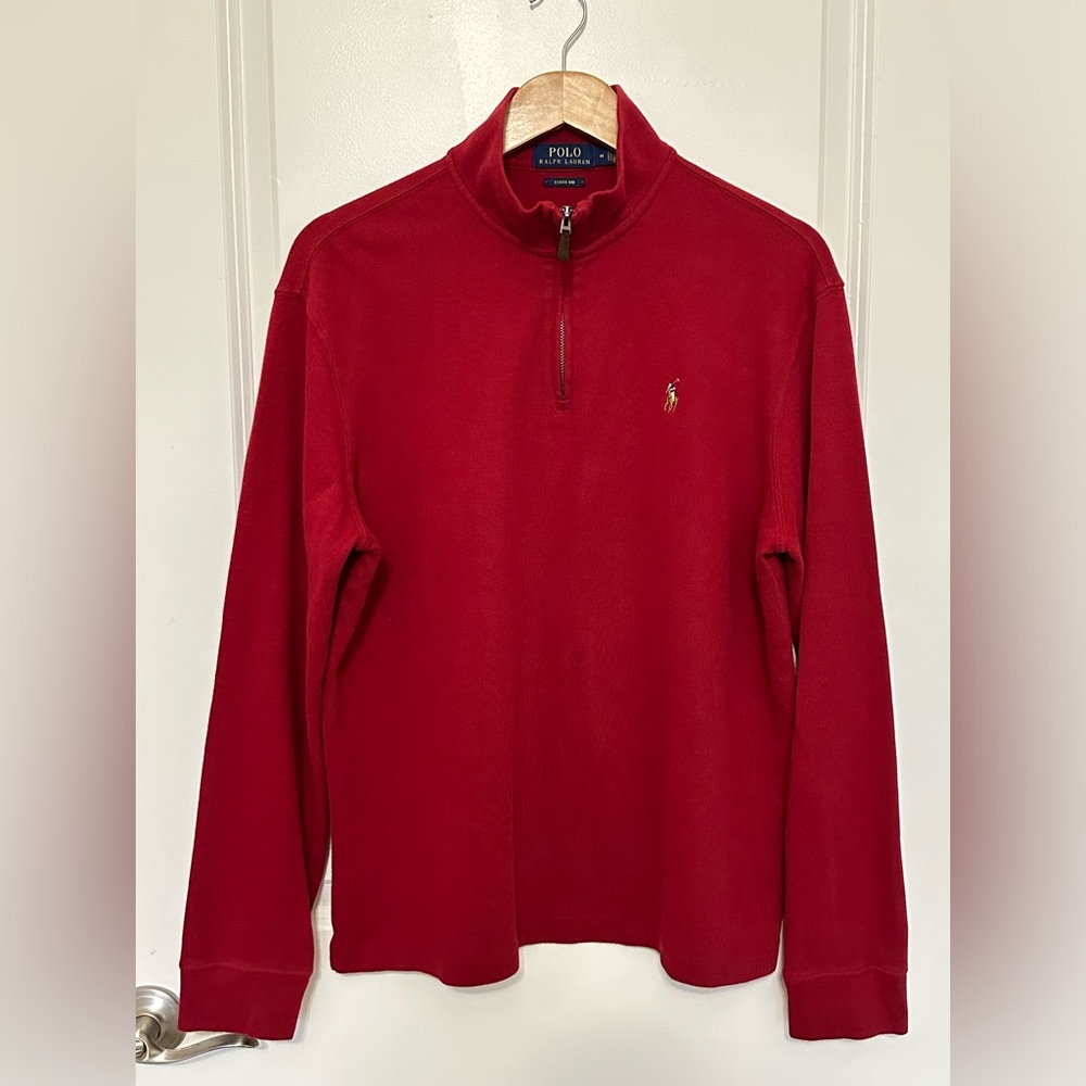 Polo by Ralph Lauren Men’s Estate-Rib Quarter Zip